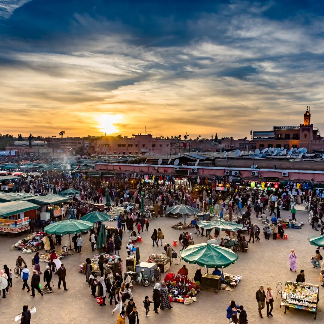 Morocco best places to visit: A Journey Through Enchanting Landscapes and Rich Culture 1 Jemaa el-Fna Square, Marrakech