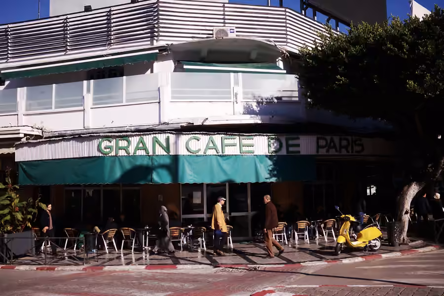 Le Gran Café de Paris place de France à Tanger